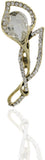 Anuradha Art Silver Polished Brooch