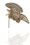 Anuradha Art Silver Polished Brooch