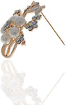 Anuradha Art Silver Polished Brooch