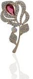 Anuradha Art Silver Polished Brooch