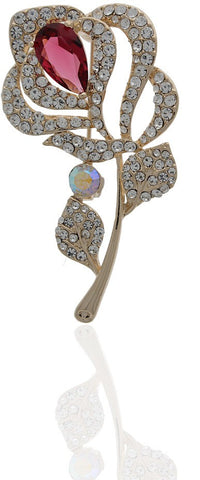 Anuradha Art Silver Polished Brooch
