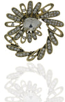 Anuradha Art Silver Polished Brooch