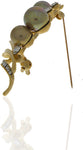Anuradha Art Silver Polished Brooch