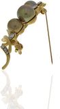 Anuradha Art Silver Polished Brooch
