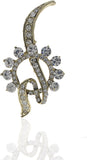 Anuradha Art Silver Polished Brooch