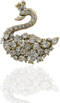 Anuradha Art Silver Polished Brooch