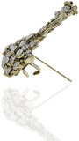 Anuradha Art Silver Polished Brooch