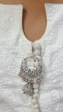 gurjari oxidiesd kutra button brooch Brooch