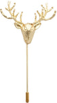 Wi Retail Golden Deer Brooch