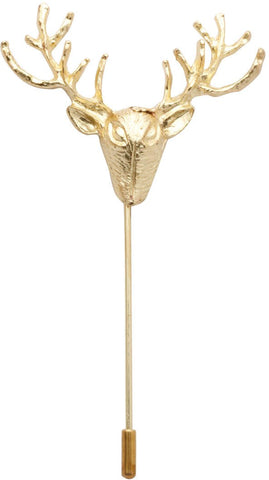 Wi Retail Golden Deer Brooch