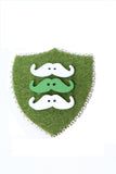 Outdazzle Designer Mustache for Men's Suit, Jackets, Shirts & Bags Lapel pin 11 Brooch