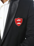Outdazzle Designer Mustache for Men's Suit, Jackets, Shirts & Bags Lapel pin 12 Brooch