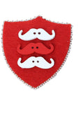 Outdazzle Designer Mustache for Men's Suit, Jackets, Shirts & Bags Lapel pin 12 Brooch