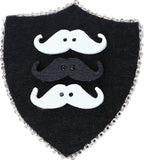 Outdazzle Designer Mustache for Men's Suit, Jackets, Shirts & Bags Lapel pin 14 Brooch