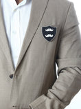 Outdazzle Designer Mustache for Men's Suit, Jackets, Shirts & Bags Lapel pin 14 Brooch