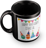 posterchacha Ishita Personalised Custom Name Happy Birthday Gift Tea And Coffee  For Gift Use Ceramic Mug