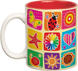 Prithish Abstract Design 31 Double Color Ceramic Mug