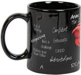 Prithish Aries Black Ceramic Mug