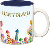 Prithish Diwali Design7 Double Color Ceramic Mug