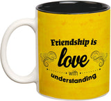Prithish Friendship Is Love With Understanding Double Color Ceramic Mug