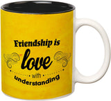 Prithish Friendship Is Love With Understanding Double Color Ceramic Mug