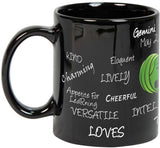 Prithish Gemini Black Ceramic Mug