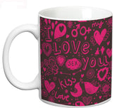 Prithish I Love You Floral Ceramic Mug
