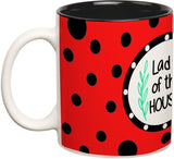 Prithish Lady of the House Red Double Color Ceramic Mug