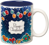 Prithish Merry Christmas Design 1 Double Color Ceramic Mug