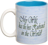 Prithish My Wife Has The Best Husband Double Color Ceramic Mug