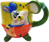 Returnfavors Cartoon shaped Coffee For Kids Ceramic Mug