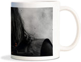 Rockmantra Black And White Bold Girl Ceramic Mug