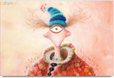 Rockmantra Funny 1 Eye Mad Man Ceramic Mug