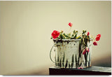 Rockmantra Red Flowers In Bucket Ceramic Mug