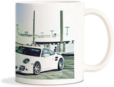 Rockmantra Supper Cool White Car Ceramic Mug