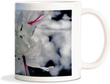 Rockmantra White Flawers Ceramic Mug