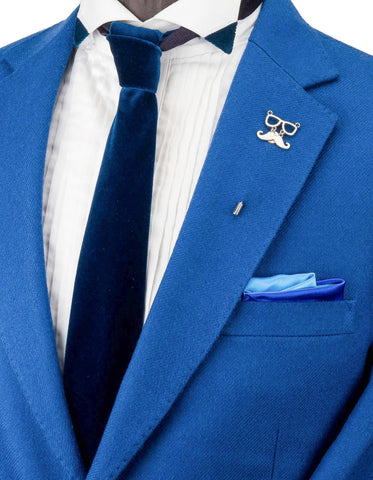 Avaron Projekt Spectacles And Moustache Brooch