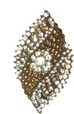 Tangerine Crystal Brooch