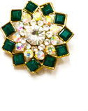 Tangerine Flower Brooch