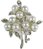 Tangerine Crystal Brooch