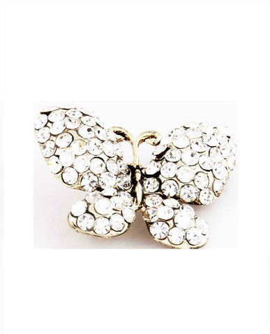 Variation Diamond Flowers Brooch