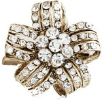 Variation Diamond Flowers Brooch