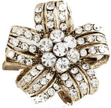 Variation Diamond Flowers Brooch