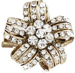 Variation Diamond Flowers Brooch