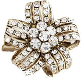 Variation Diamond Flowers Brooch