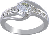 diwine jewels Silver Zircon Rhodium NA K Ring