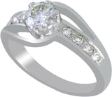 diwine jewels Silver Zircon Rhodium NA K Ring