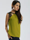 Dressberry Casual Sleeveless Solid Women's Top