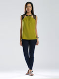Dressberry Casual Sleeveless Solid Women's Top