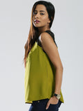 Dressberry Casual Sleeveless Solid Women's Top